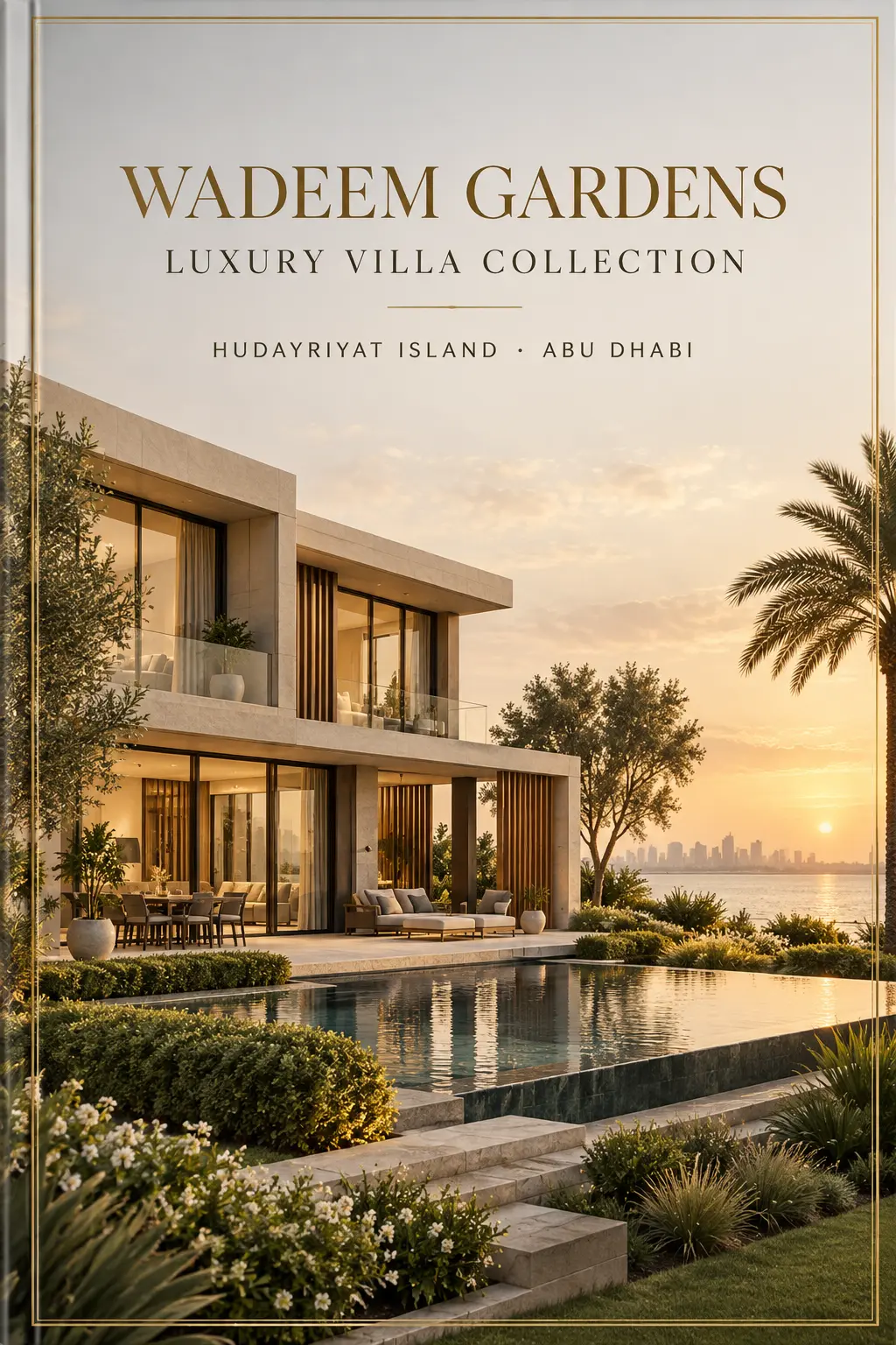 Wadeem Gardens luxury villa collection brochure cover